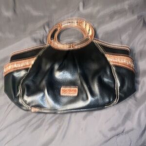 Relic brown and black leather purse